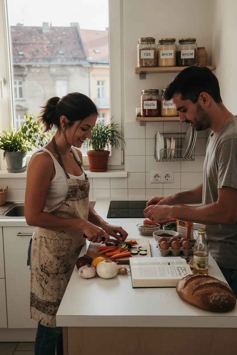 Kép egy pénzügyi szakértőről, aki tanácsokat ad a mindennapi kiadások csökkentésére.